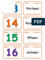 Flashcards Numbers 13 24 PDF