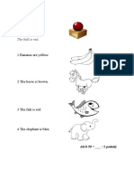 Iii Read and Colour Eksterna Evaluacija Task Key