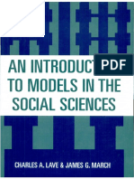 Charles A. Lave - An Introduction To Models in The Social Sciences-University Press of America (1993)