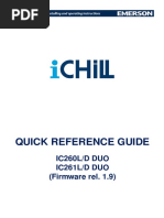 Quick Reference Guide: IC260L/D DUO IC261L/D DUO (Firmware Rel. 1.9)