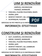 Construim Şi Renovăm