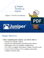 Operating Juniper Networks Routers in The Enterprise: Chapter 3: JUNOS User Interfaces