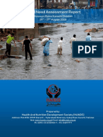 Rapid Need Assessment Report - Monsoon Rains Karachi Division, 24th - 27th August 2020 PDF