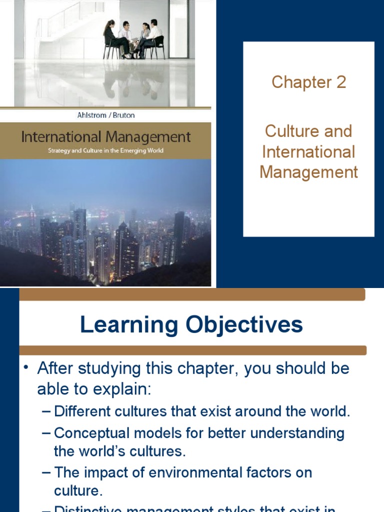 Culture's Role in International Management | PDF | Communication ...