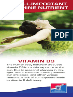 Vitamin D3 Deficiency Causes & Supplementation