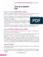 La Lumière Modèle Ondulatoire PDF