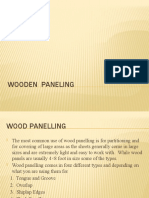 Wooden Paneling