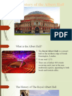 The History of the Albert Hall: Prepared by Myroslava Lukashuk Group Iна-51