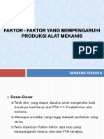 Faktor Yg Mempengaruhi Produksi