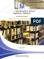 The Maltings Salisbury - 1985 Archive Report