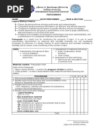 FHT, Frequency, Intensity and Duration of Contractions, Woman's Mood and Behaviour