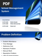 School Management System: Group Members