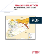 HUMANITARIAN ACCESS TEAM'S CONTEXT ANALYSIS IMPACT