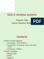 Qos in Wireless Systems: Preetam Patil Leena Chandran-Wadia
