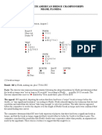 Summer North American Bridge Championships Miami, Florida: Appeals Case 1 Subject: Event