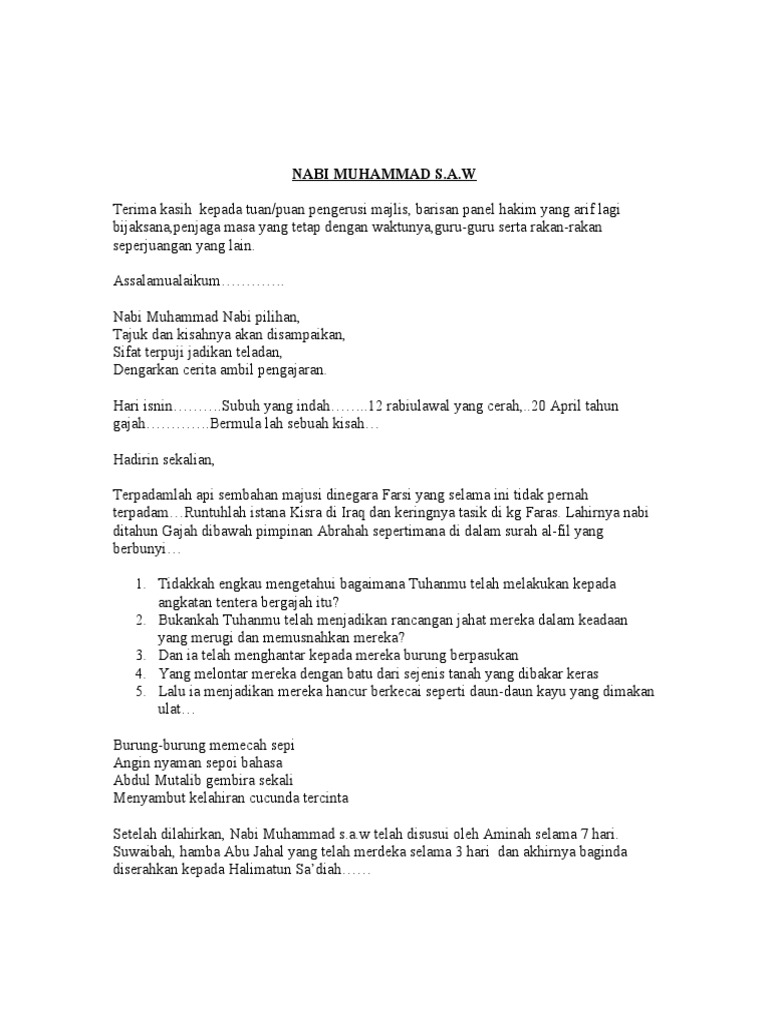 Nabi Muhammad Pdf