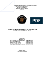 Laporan Praktikum Pemrograman Komputer Teknik Mesin Universitas Brawijaya