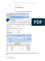 Cargue de Saldos Iniciales de Inventario