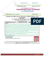 Pharmaceutical Sciences: A Study On The Facial Trauma Among Small Age Children