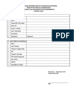 Identitas Kamad Untuk PKKM 2020