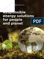 Responsible Energy Solutions For People and Planet: Corporate Profile