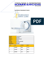 FICHA TÉCNICA Tomografo