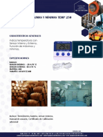 Termometro Ficha Tecnica PDF