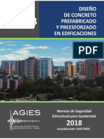 NSE 7.3 2018 Diseño de Elementos Prefabricados y Preesforzados