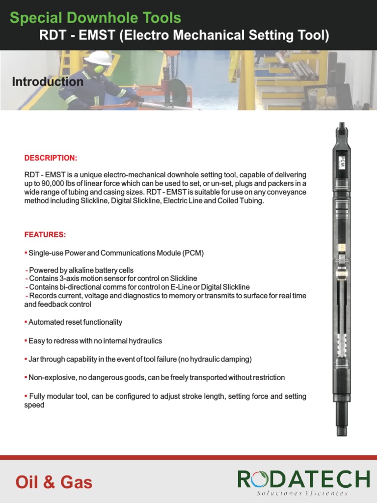 Electro Mechanical Setting Tool | PDF