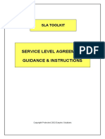 SLA - Guidance & Instructions