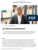 ¿Es Diosa La Pachamama - Vatican News