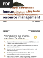 Chapter 1: Introduction: The Strategic Role of Human Resource Management