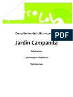 Compilación Folklore poético  Jardin Campanita