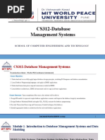 CS312-Database Management Systems: School of Computer Engineering and Technology