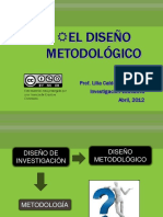 CLASE DISEÑO METODOLOGICO
