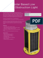 OLIS50 Solar Based Low Intensity Obstruction Light
