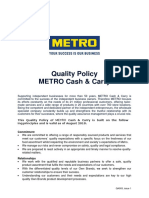 Quality Policy Metro Cash Carry - en PDF