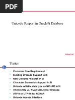 Unicode Support in Oracle9i Database