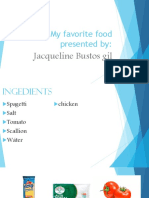 Favorite Food PDF