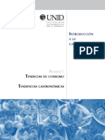 Tendencias de consumo y gastronómicas