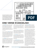 One Verse Evangelism Page PDF