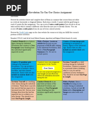Choice Board