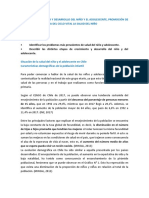 Crecimiento y desarrollo infantil: principales problemas de salud