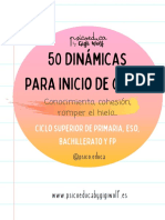 Dinámicas Inicio de Curso