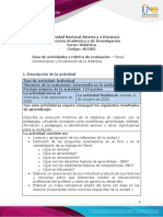 Guía de Actividades y Rúbrica de Evaluación - Unidad 1 - Paso 2 - Conocimiento y Fundamento de La Didáctica