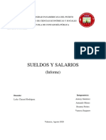 Informe de Sueldos y Salarios - Fundametal Contaduría
