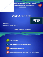 Vacaciones