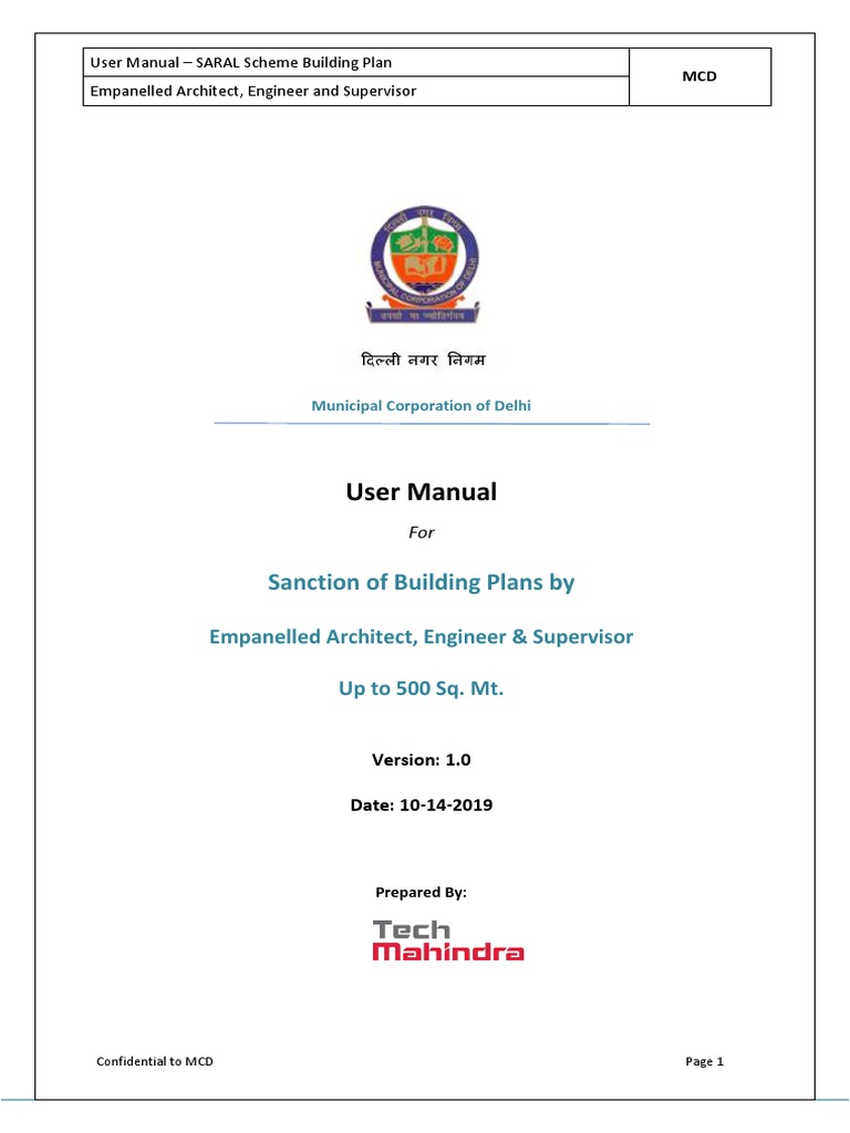 SARAL Scheme User Manual for Building Plans | PDF | Websites | Computing