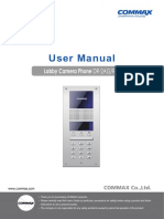 User Manual: Lobby Camera Phone DR-2AG/RF1