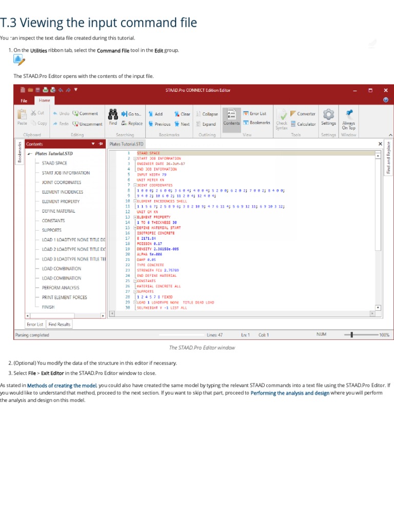 T.3 Viewing The Input Command File | PDF | Art | Computers